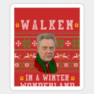 Walken In A Winter Wonderland Magnet